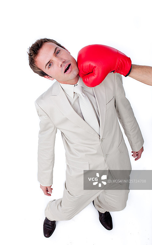 商人受到打击图片素材