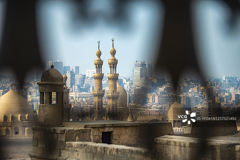 埃及开罗苏丹哈桑清真寺图片素材