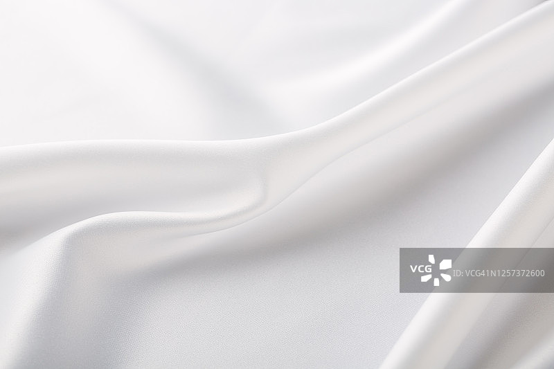 白色丝绸背景特写图片素材
