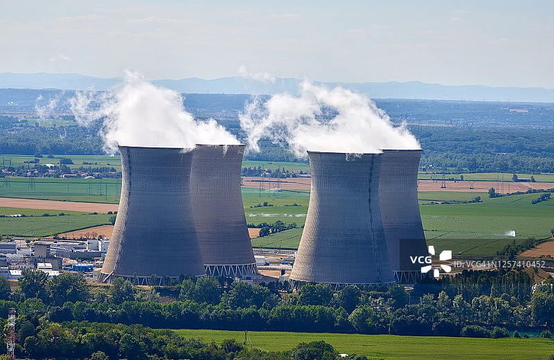 核电站特写图片素材