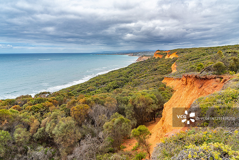 贝尔斯海滩，大洋路，澳大利亚维多利亚州图片素材