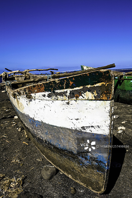 科摩罗安茹昂岛渔船图片素材