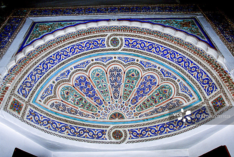 摩洛哥马拉喀什巴伊亚宫图片素材