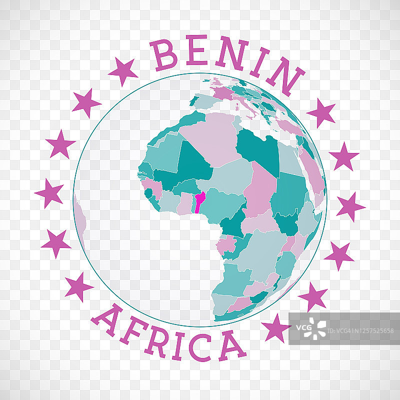 贝宁圆形标志图片素材