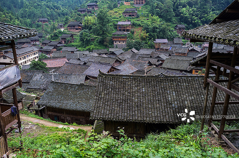 大理侗族村寨图片素材