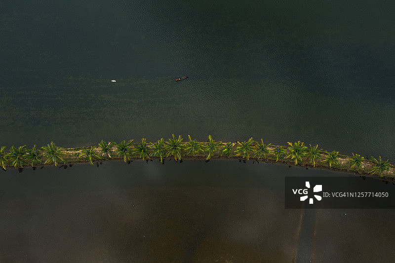 卡达马库迪旅游目的地，印度喀拉拉邦图片素材