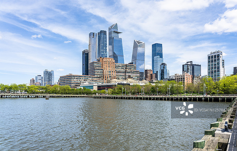 纽约哈德逊城市广场图片素材