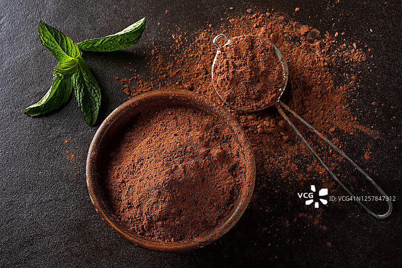 可可粉图片素材