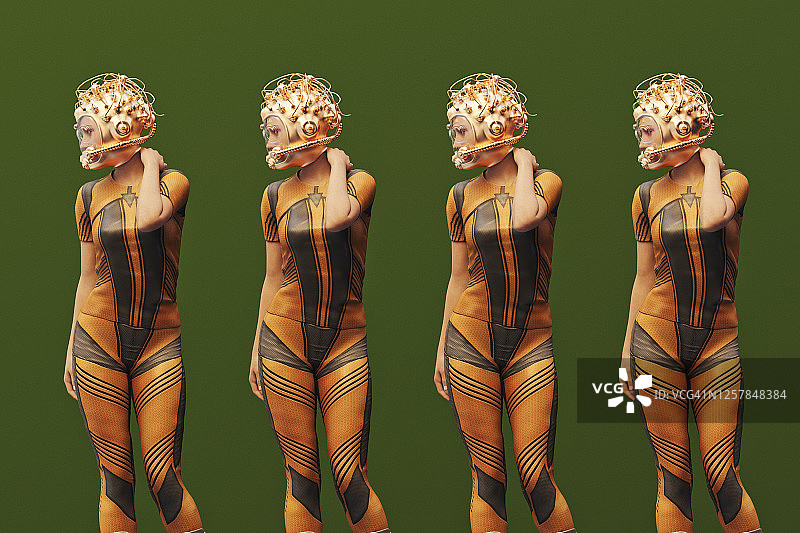 未来感防护面罩图片素材