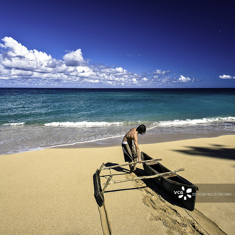 科摩罗昂儒昂岛莫亚海滩图片素材