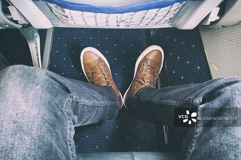 飞机上的乘客图片素材