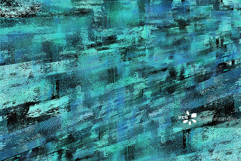 绿松石和黑色硬朗抽象背景插画图片素材