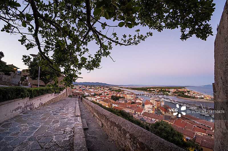 意大利托斯卡纳的卡斯蒂廖内·德拉佩斯卡亚图片素材