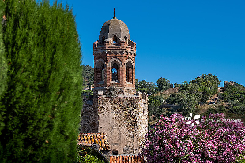 意大利托斯卡纳的卡斯蒂廖内·德拉佩斯卡亚图片素材