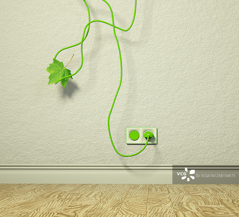 绿色电力图片素材