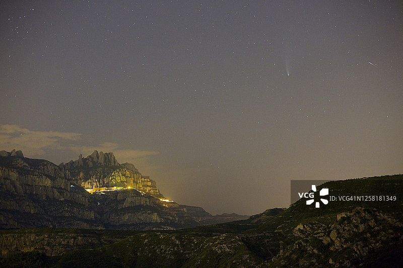 C2020 F3 Neowise彗星图片素材