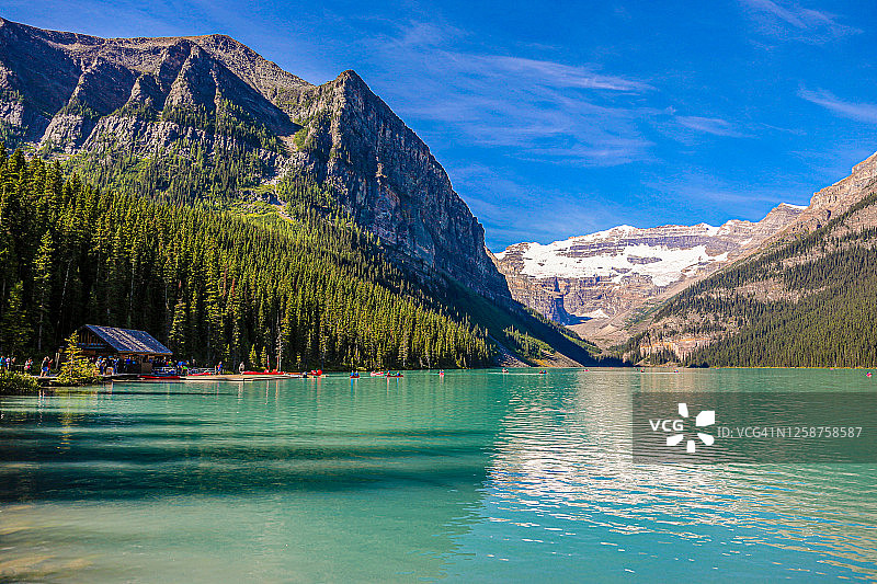 加拿大路易斯湖图片素材