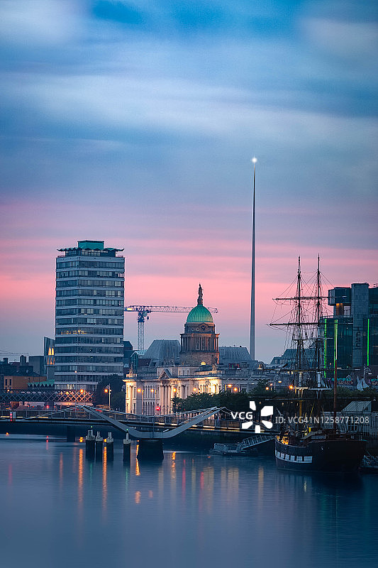 都柏林城市景观图片素材