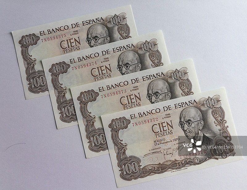西班牙货币图片素材
