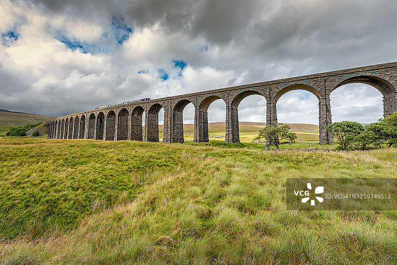 英国约克郡的里布尔黑德高架桥图片素材