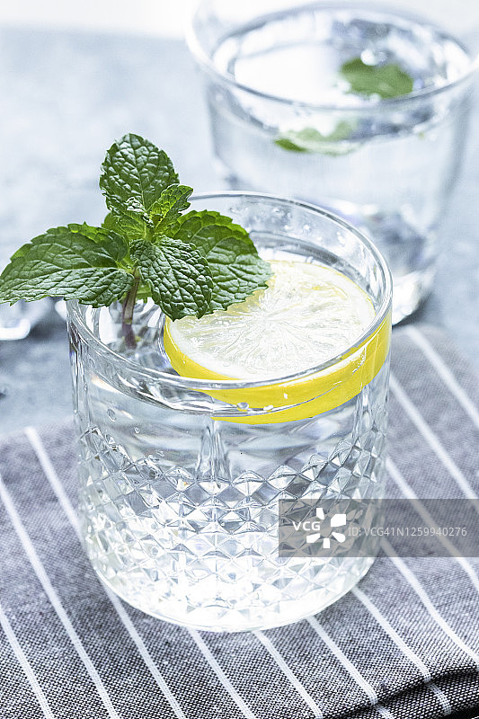 薄荷柠檬饮品图片素材