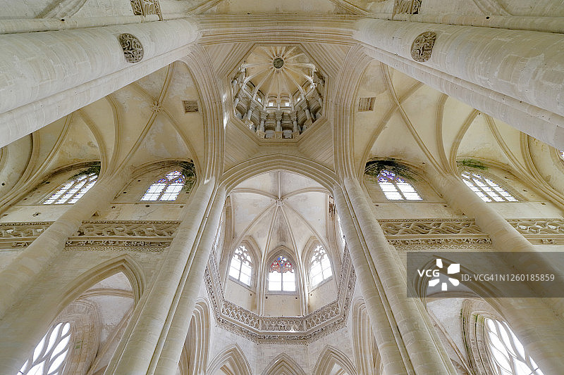 法国库唐斯圣皮埃尔教堂图片素材