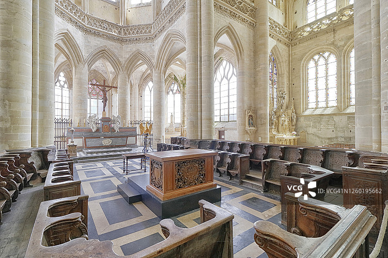 法国库唐斯圣皮埃尔教堂图片素材