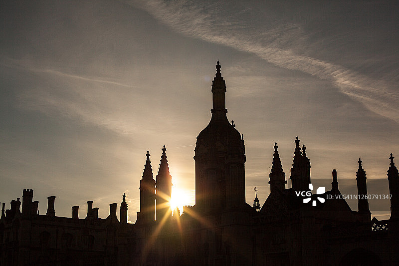 剑桥大学国王学院图片素材