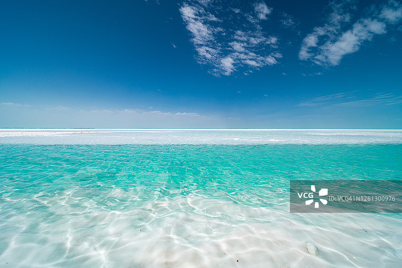 中国青海东台吉乃尔湖图片素材