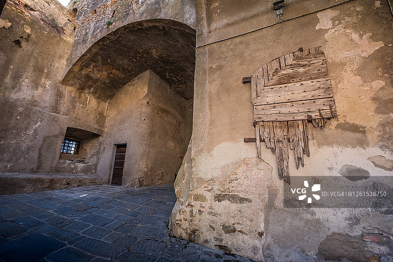 意大利托斯卡纳的卡斯蒂廖内·德拉佩斯卡亚图片素材