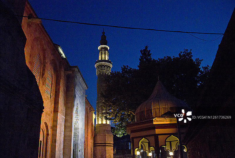 土耳其布尔萨大清真寺图片素材