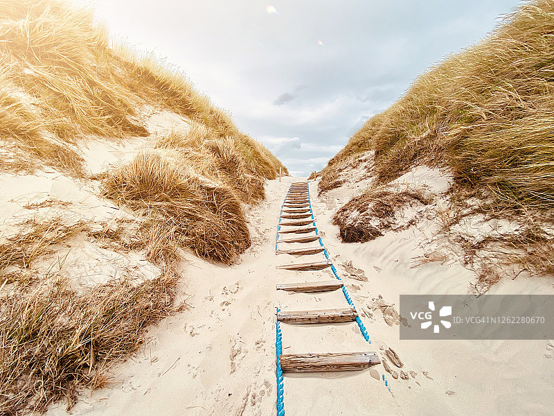 叙尔特岛的沙丘图片素材