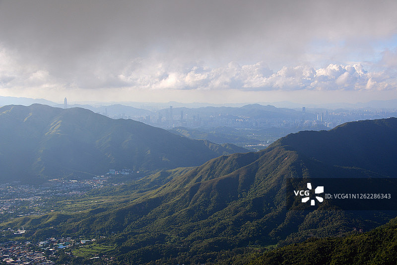 香港大帽山全景图片素材