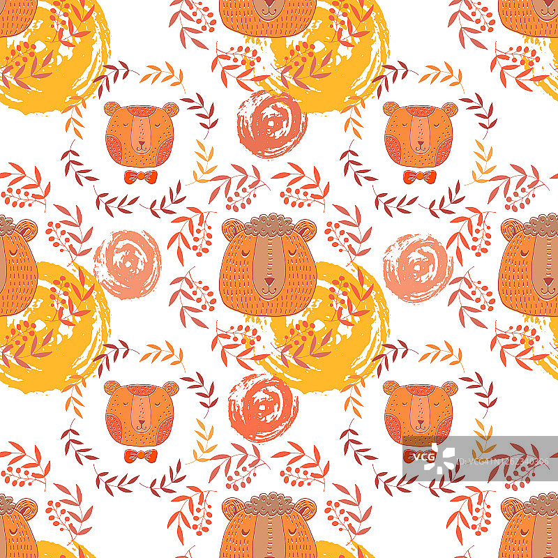 小熊宝宝图案图片素材