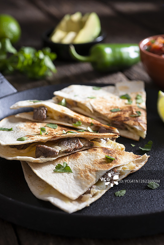 烤牛排馅饼图片素材