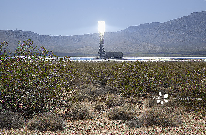 伊万帕太阳能发电站图片素材