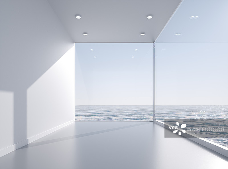 3D渲染现代室内背景图片素材