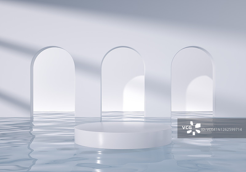 3D室内抽象背景渲染图片素材