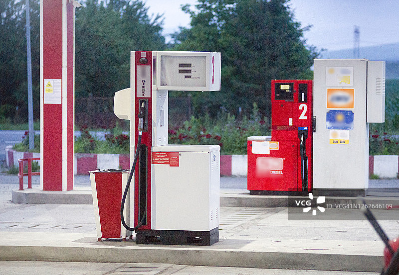 罗马尼亚加油站或燃油服务站图片素材