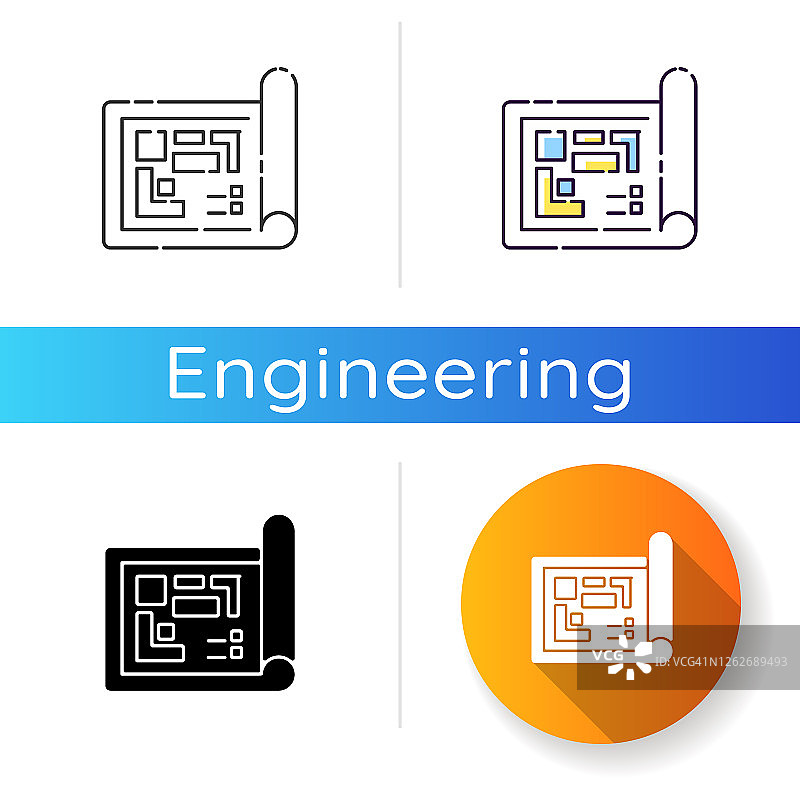 蓝图图标图片素材