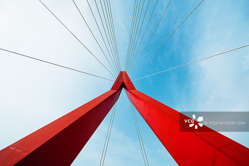 桥梁结构特写图片素材