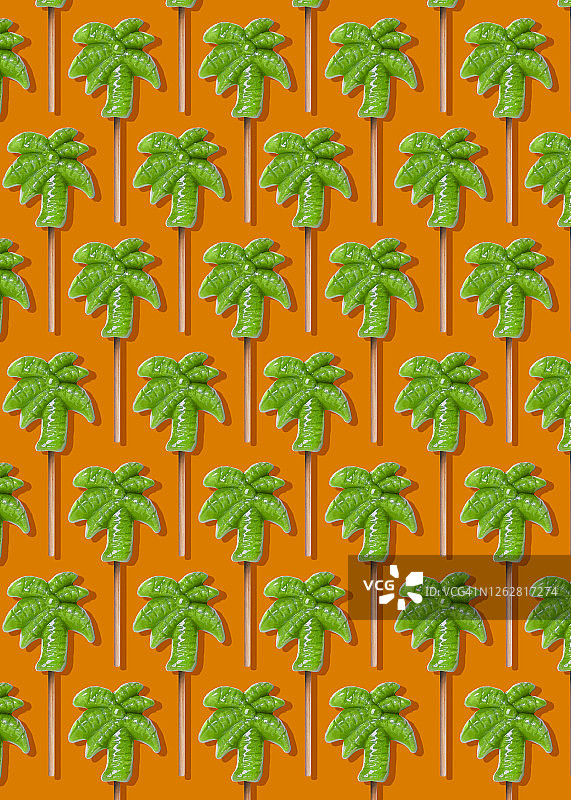 棕榈树棒棒糖图片素材