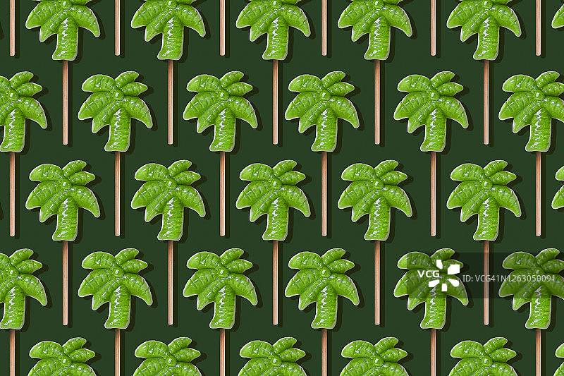 棕榈树棒棒糖图片素材