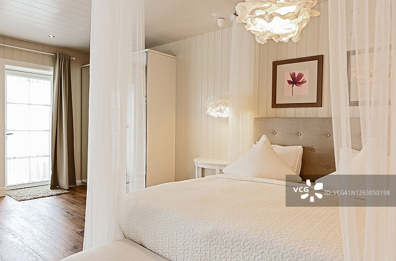 冰岛豪华酒店的大房间图片素材