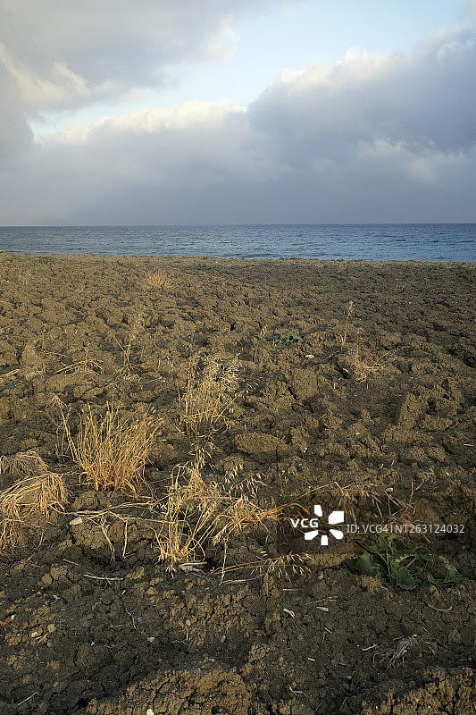 希腊耕地图片素材