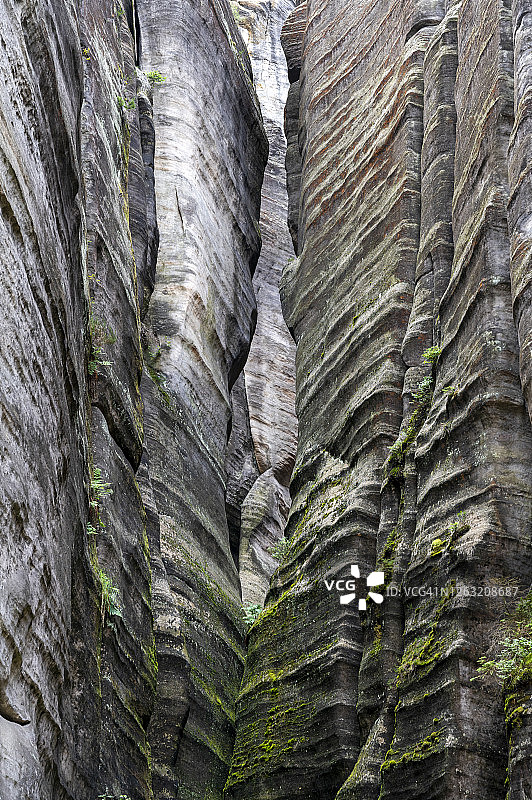 阿德尔斯巴赫和泰普利采岩石图片素材