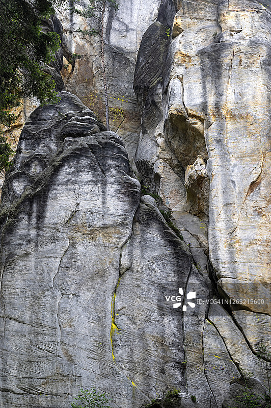 阿德尔斯巴赫和泰普利采岩石图片素材