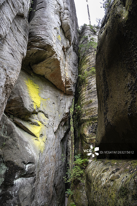 阿德尔斯巴赫和泰普利采岩石图片素材