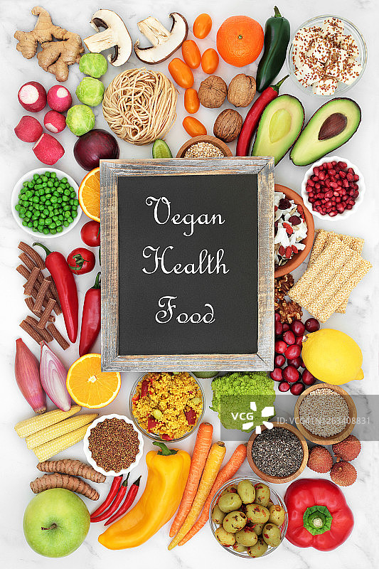 纯素健康食品图片素材