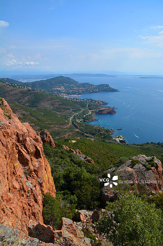 法国埃斯特雷尔地块风光图片素材